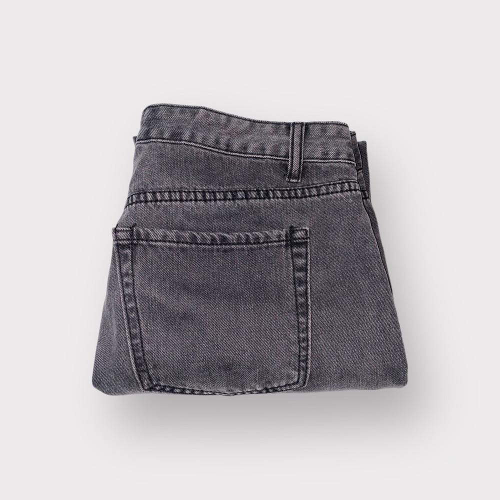 Skinny Fries Black Denim Ripped Mom Jeans | Size 11